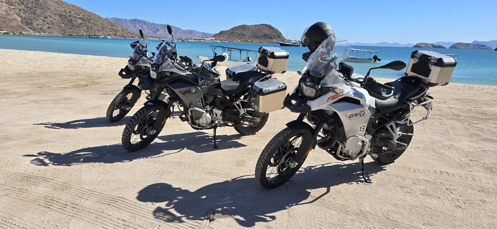 Three bikes by the bay