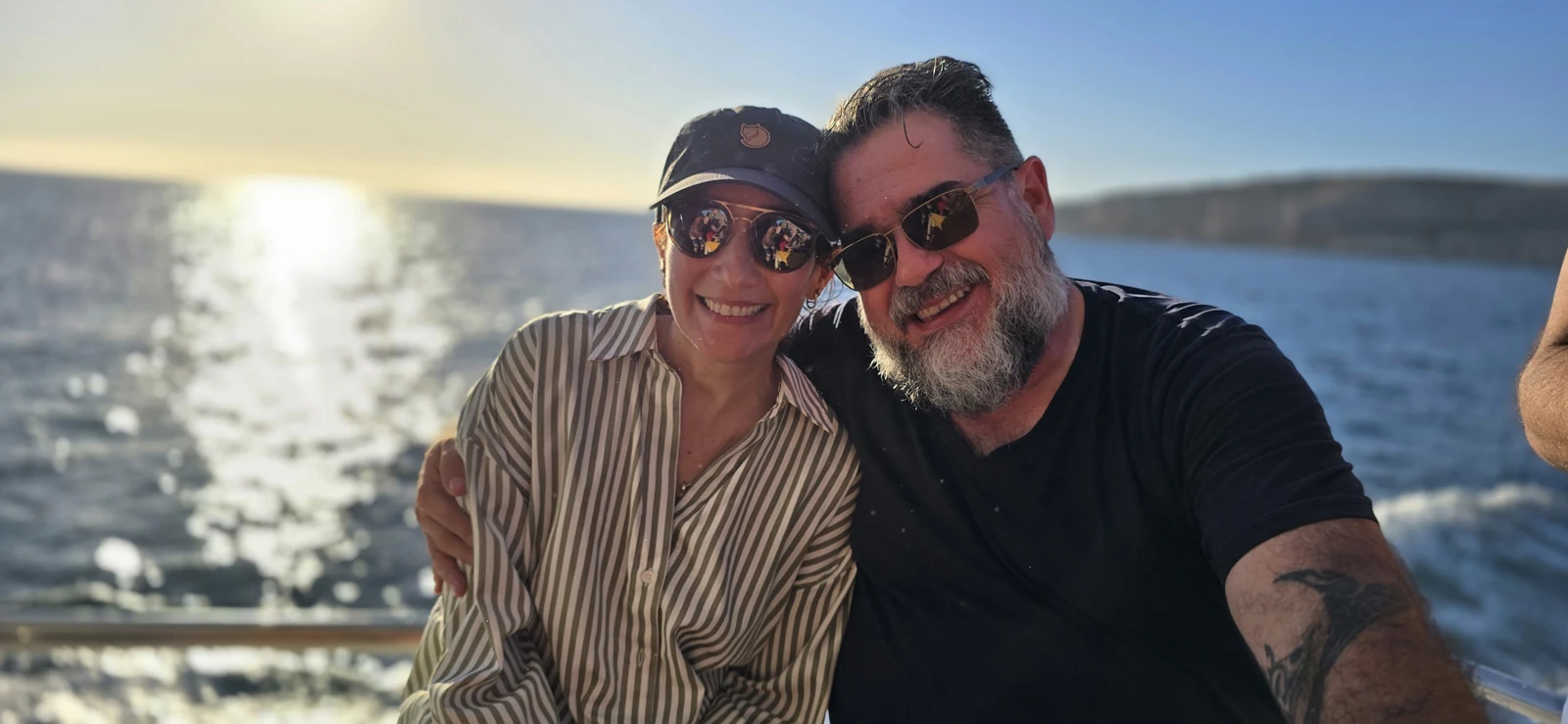 Together at sunset