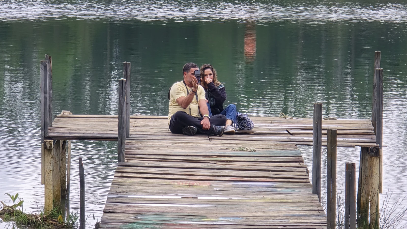 A quiet moment by the water