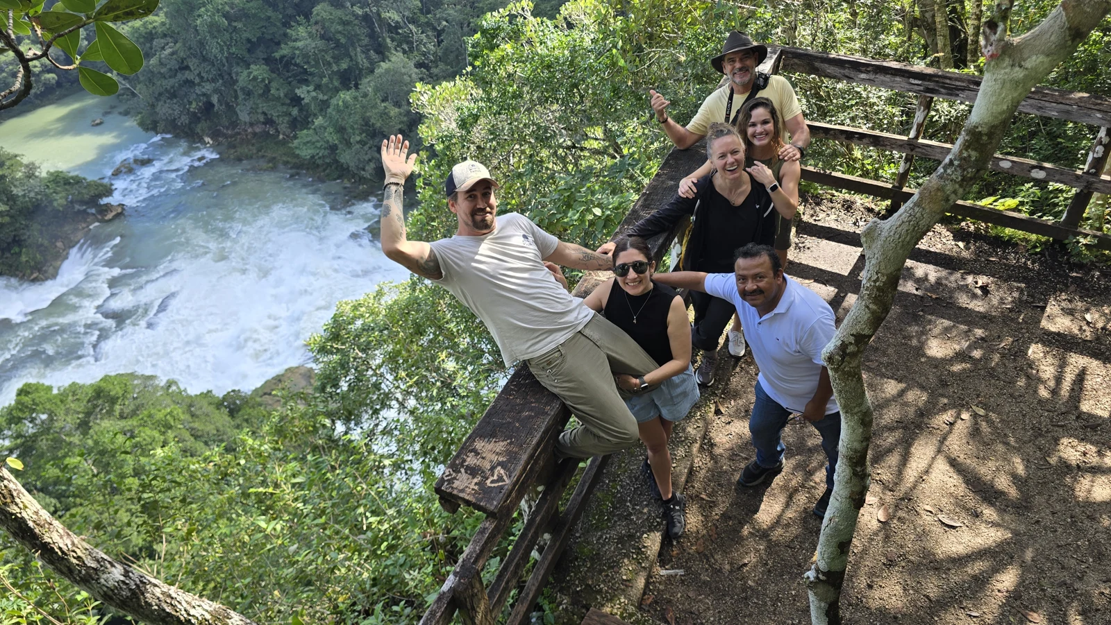 Together above the rapids